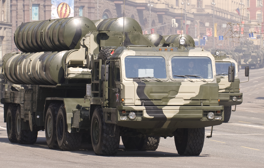 S-400 Triumf launcher, part of India's air defence shield under Mission Sudarshan Chakra