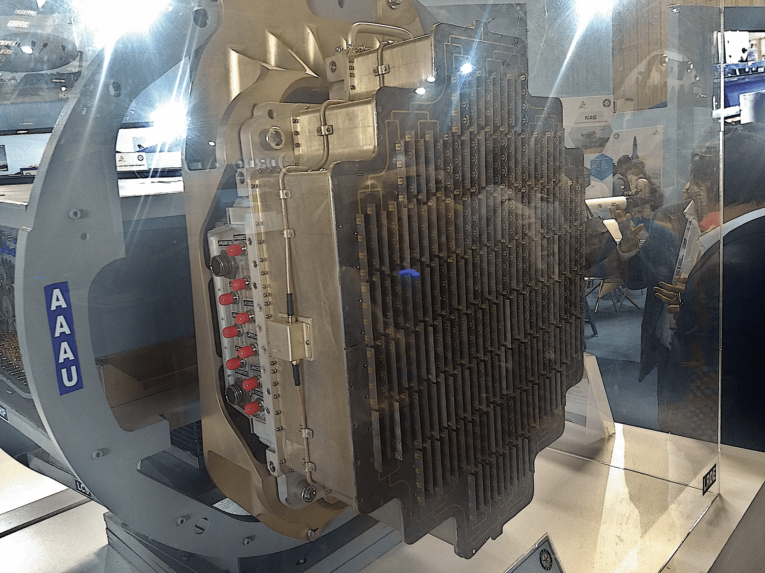 Active Antenna Array Unit of the DRDO Uttam AESA radar, the component Astra Microwave will supply to HAL