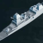 Concept representation of the Indian Navy's Project-18 next-generation destroyer
