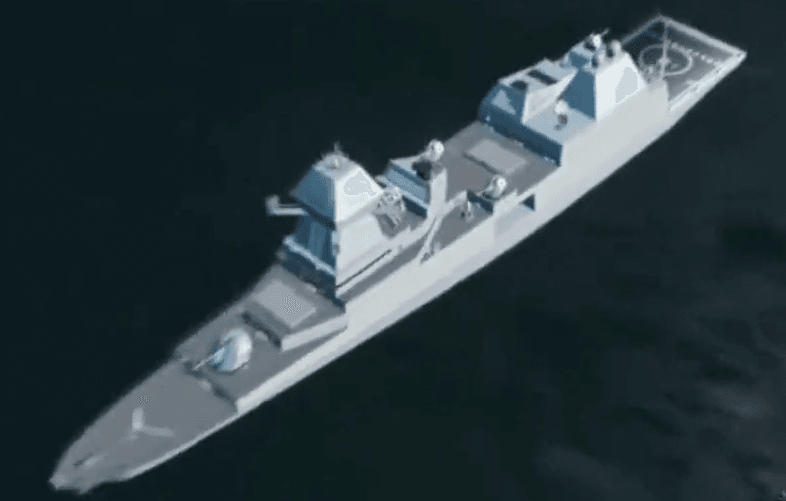 Concept representation of the Indian Navy's Project-18 next-generation destroyer